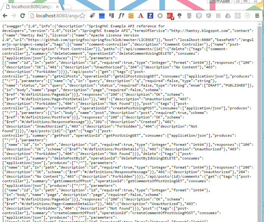swagger schema